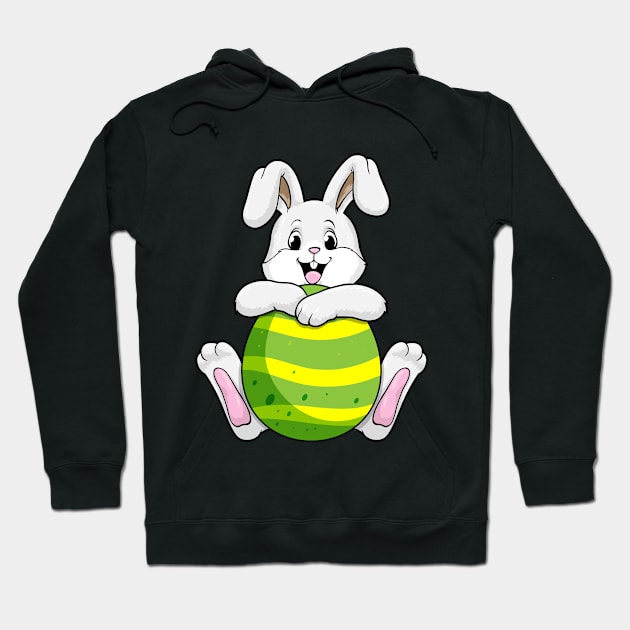 Beautiful bunny with an easter egg Hoodie by Markus Schnabel